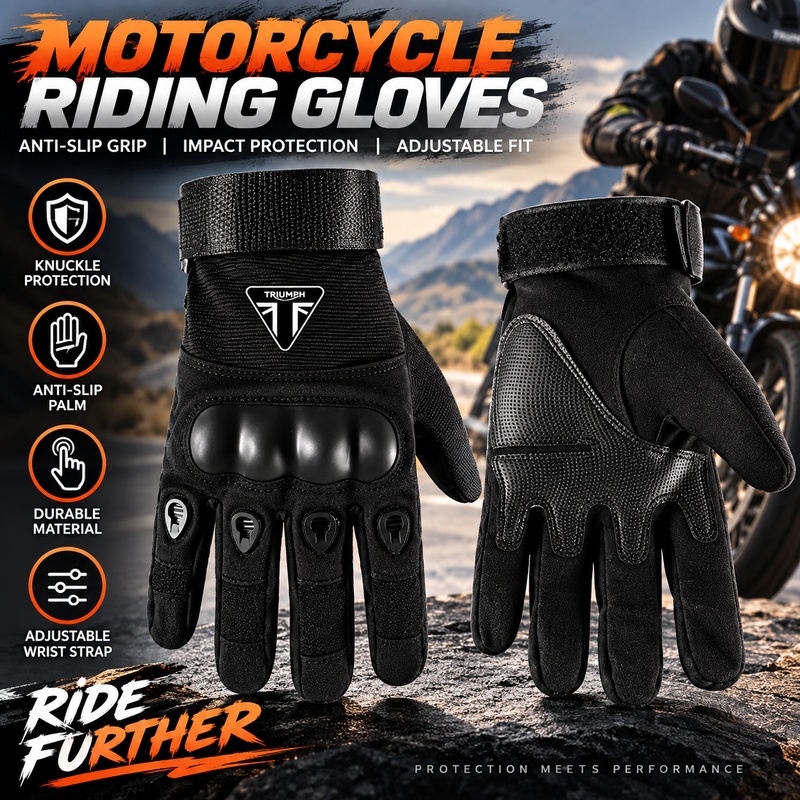 Riding Gear - Akcesoria do motocykli TRIUMPH: rękawice, odzież
