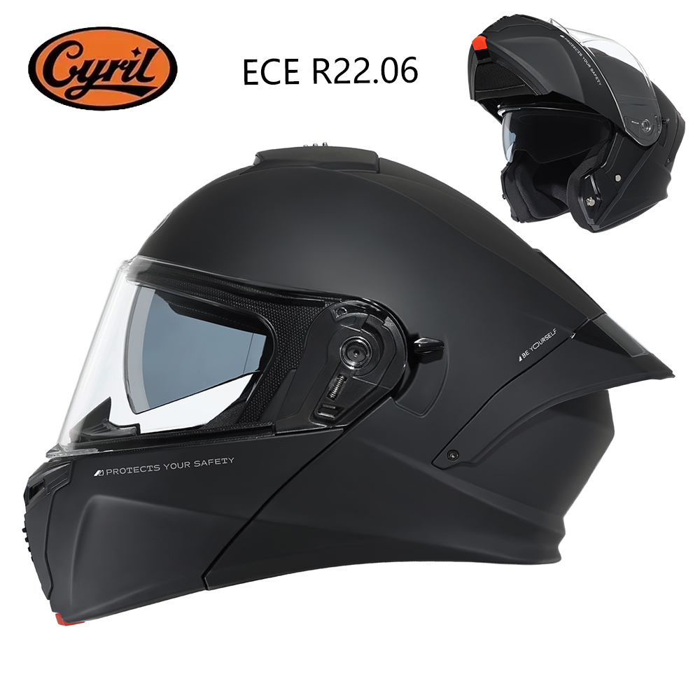 Modular Flip Up Motorcycle Helmet Dot Approved - Kask motocyklowy modułowy CYRIL z homologacją