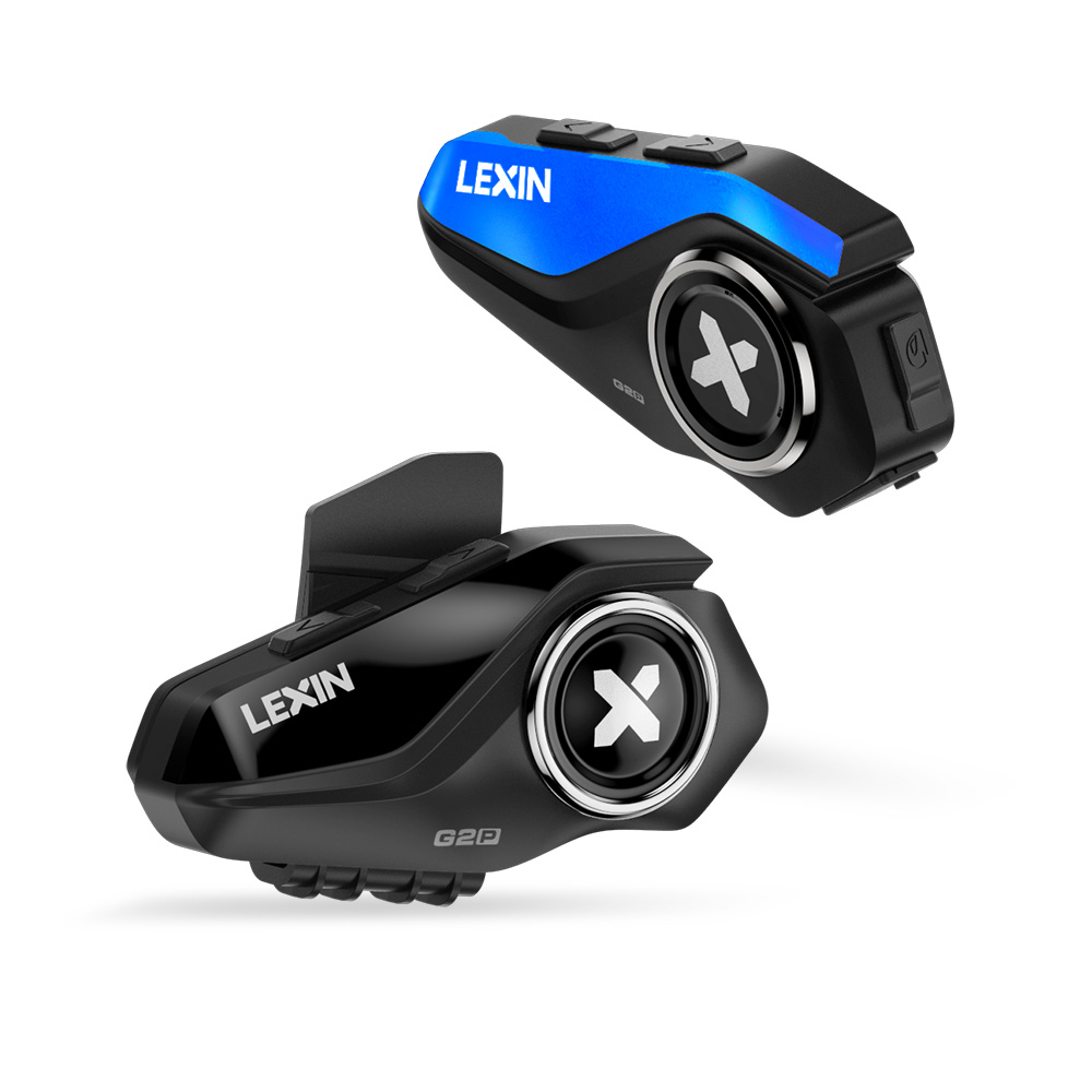 Universal Motorcycle Helmet Intercom Headset - Interkomy motocyklowe Lexin G2P 2 szt.