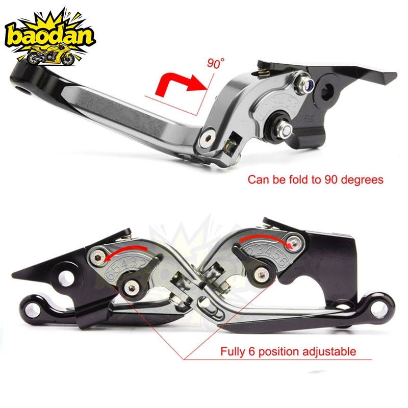 Akcesoria motocyklowe Regulowa – Cnc Aluminum Adjustable Brake Clutch Levers recenzja i cena