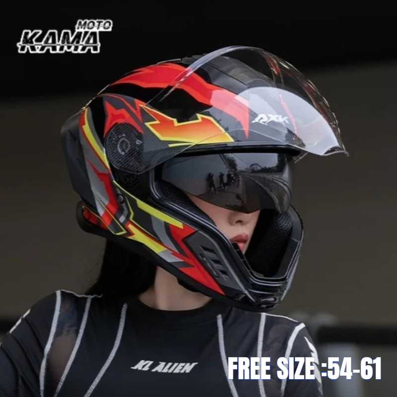 Pełny kask motocyklowy z dużym – Full Face Motorcycle Helmet With Bluetooth recenzja i cena