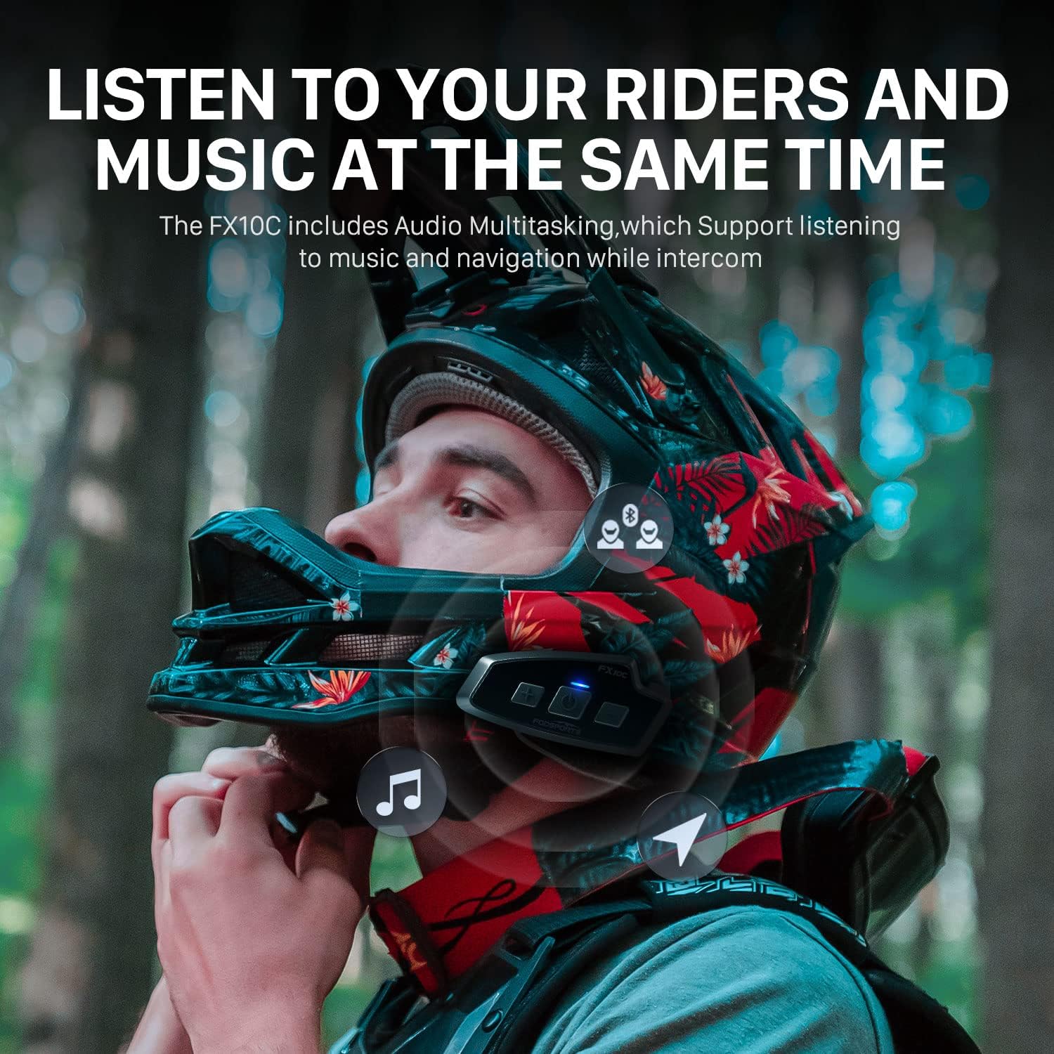 Fodsports FX 10C Mesh motocykl – Universal Motorcycle Helmet Intercom Headset recenzja i cena