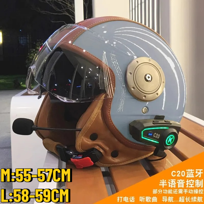 Elektryczny motocykl, podwójne – Full Face Motorcycle Helmet With Bluetooth recenzja i cena