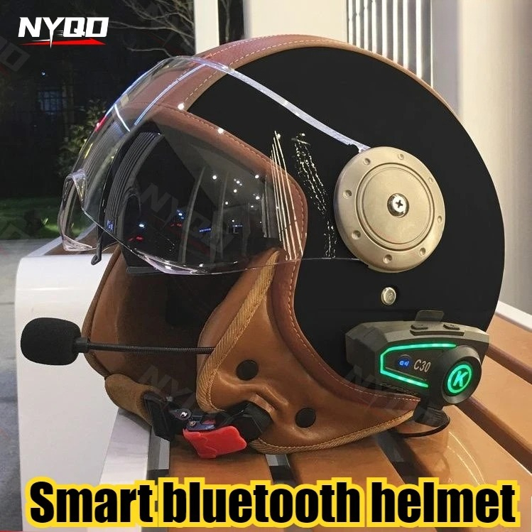 Elektryczny motocykl, podwójne – Full Face Motorcycle Helmet With Bluetooth recenzja i cena