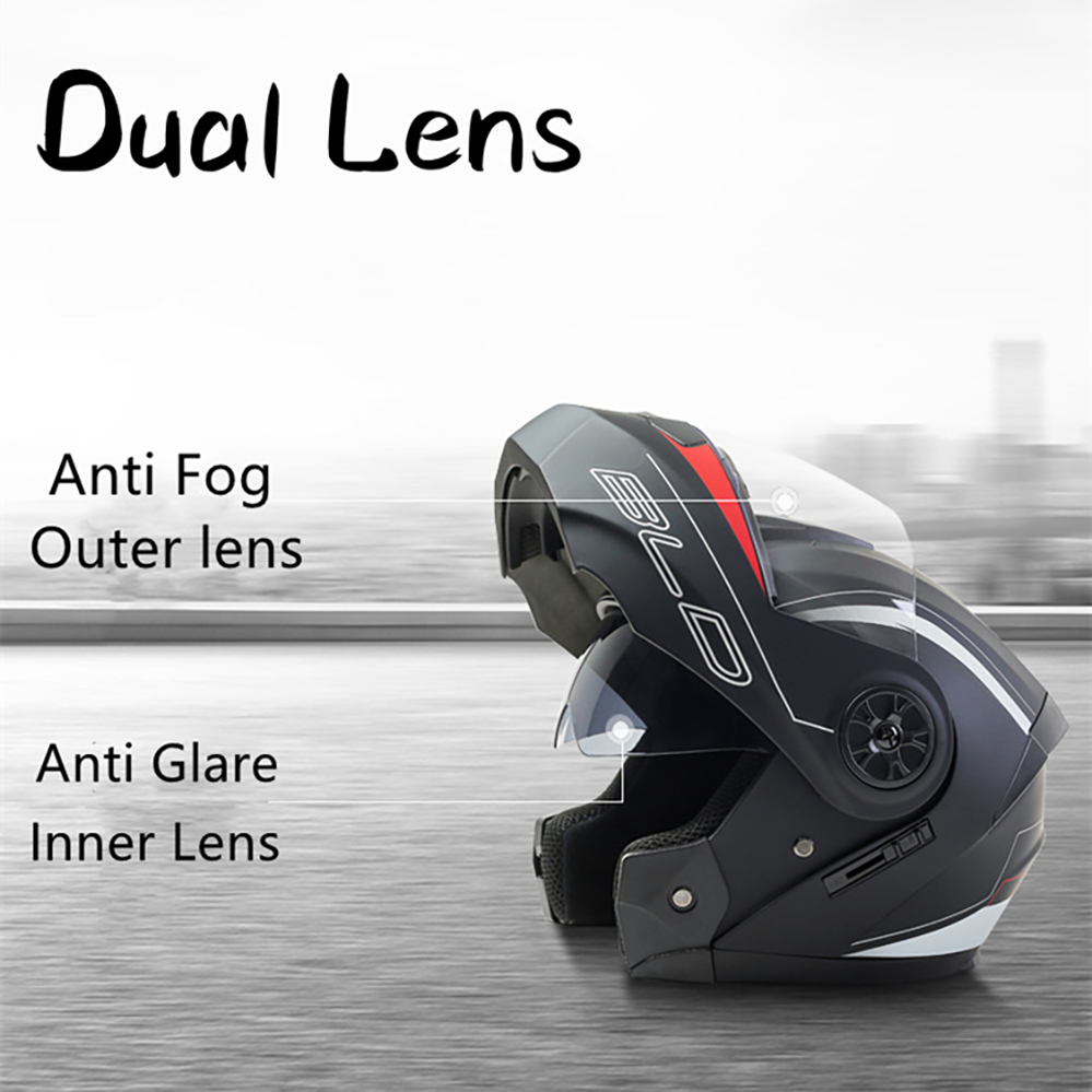 Spersonalizowany kask motocykl – Full Face Motorcycle Helmet With Bluetooth recenzja i cena